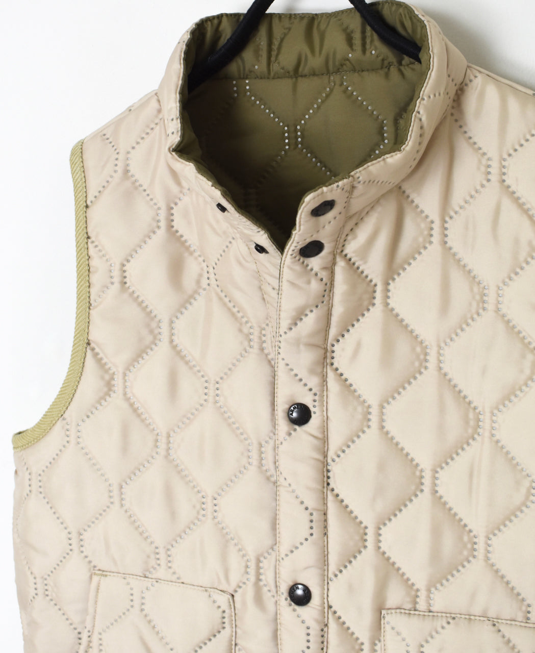 NAM9984PP PLAIN POLYESTER×PLAIN POLYESTER STAND COLLAR VEST