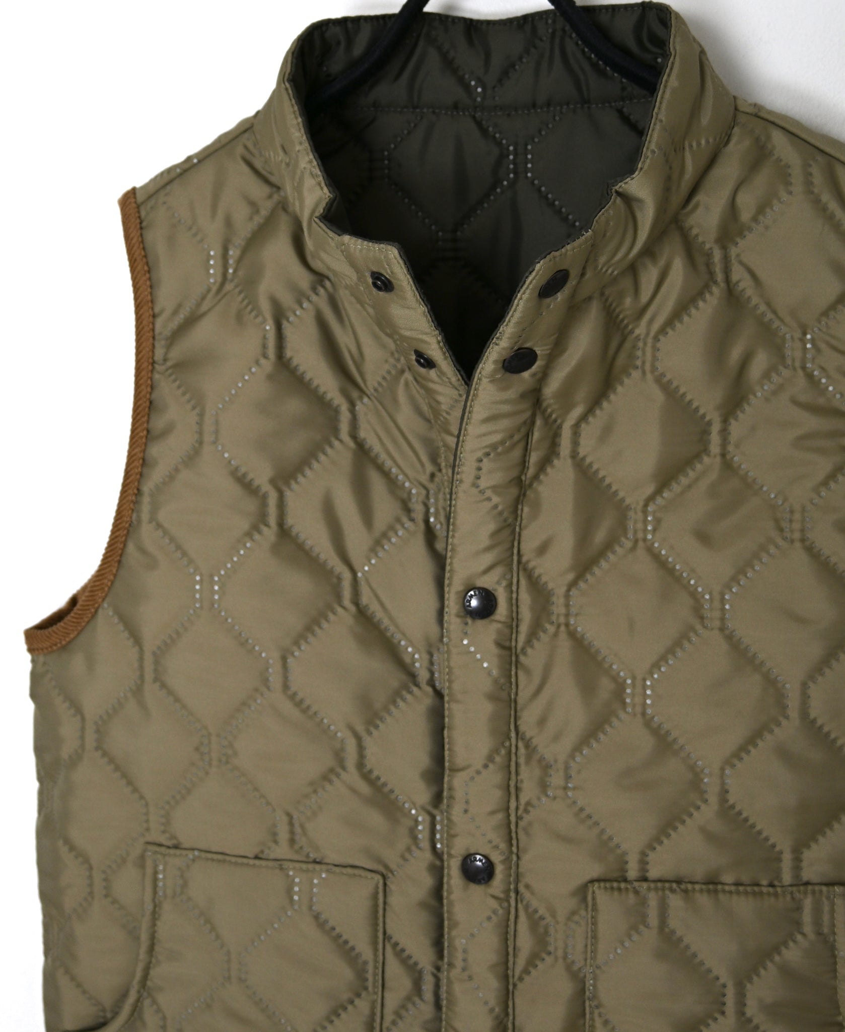 NAM9984PP PLAIN POLYESTER×PLAIN POLYESTER STAND COLLAR VEST