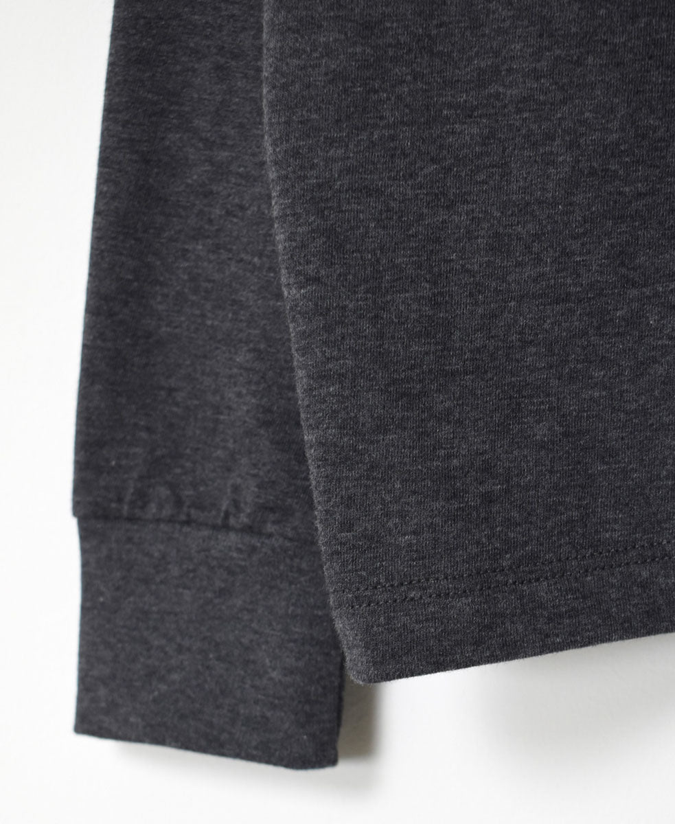 NFA2351 4.4oz COTTON JERSEY CREW NECK OVERSIZE L/SL T WITH CUFF