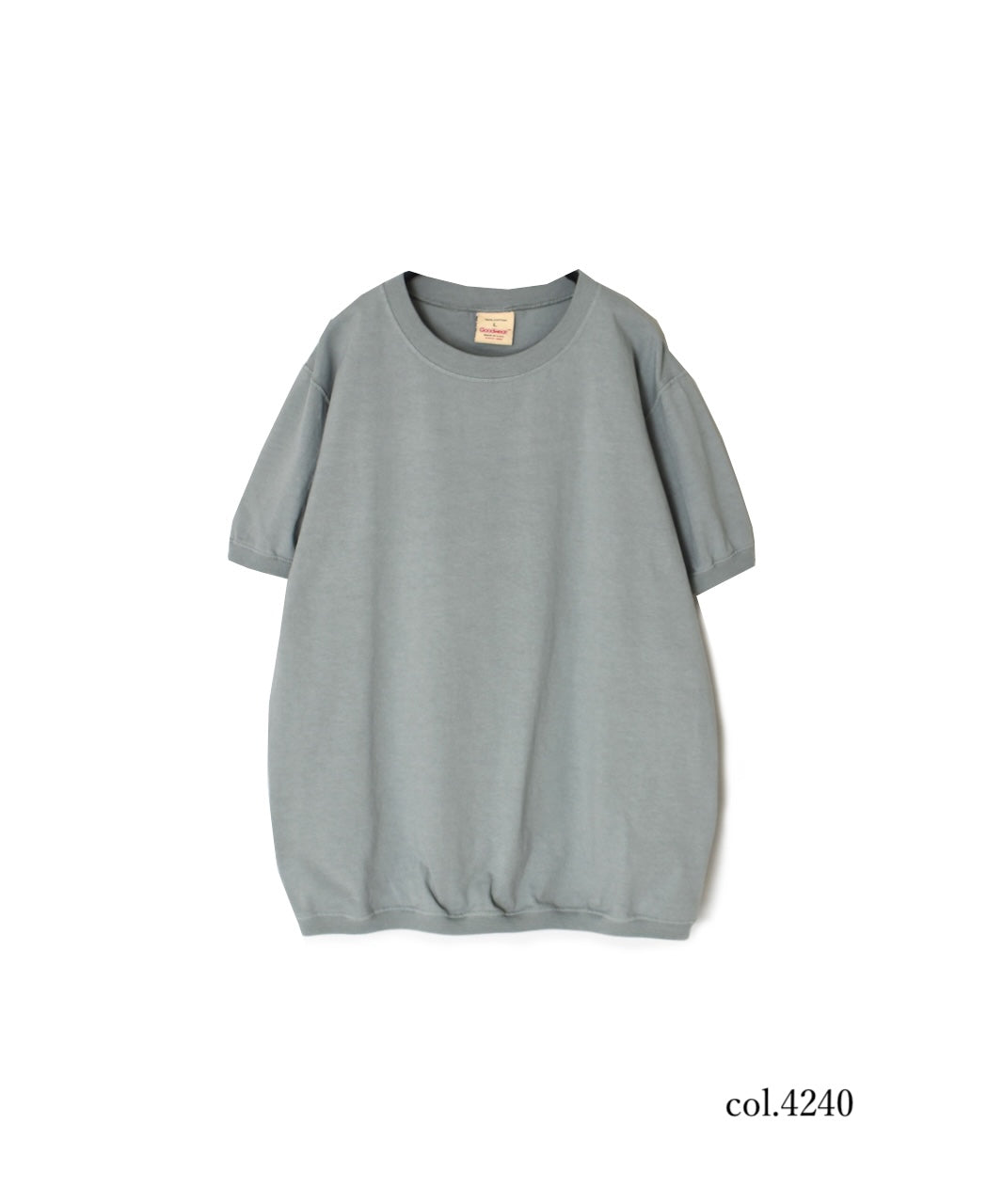 NGT9801 7.2oz HEAVY WEIGHT COTTON CREW-NECK S/SL TEE CUFF AND HEM