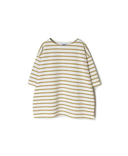 NLA2501 REGULAR STRIPE DROP SHOULDR S/SL BASQUE SHIRT