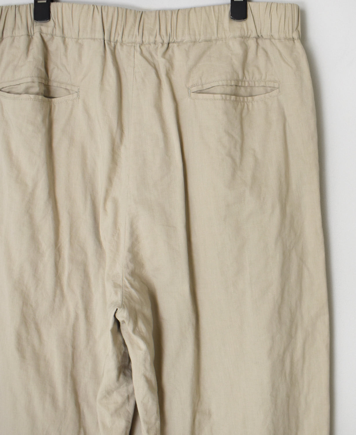 NMDS26212 60s STITCHED ORGANIC CAMBRIC EASY PANTS