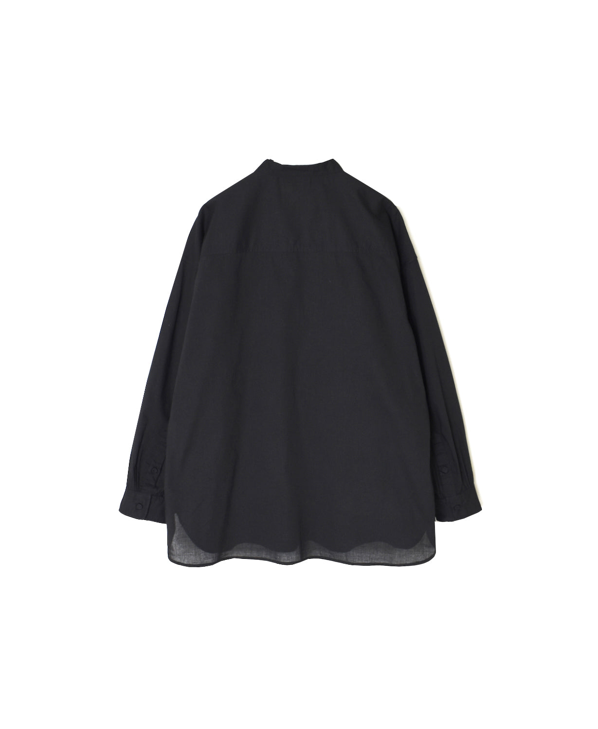 NMDS26521 60s ORGANIC CAMBRIC WITH EMB BANDED COLLAR PINTUCK & EMB SHIRT