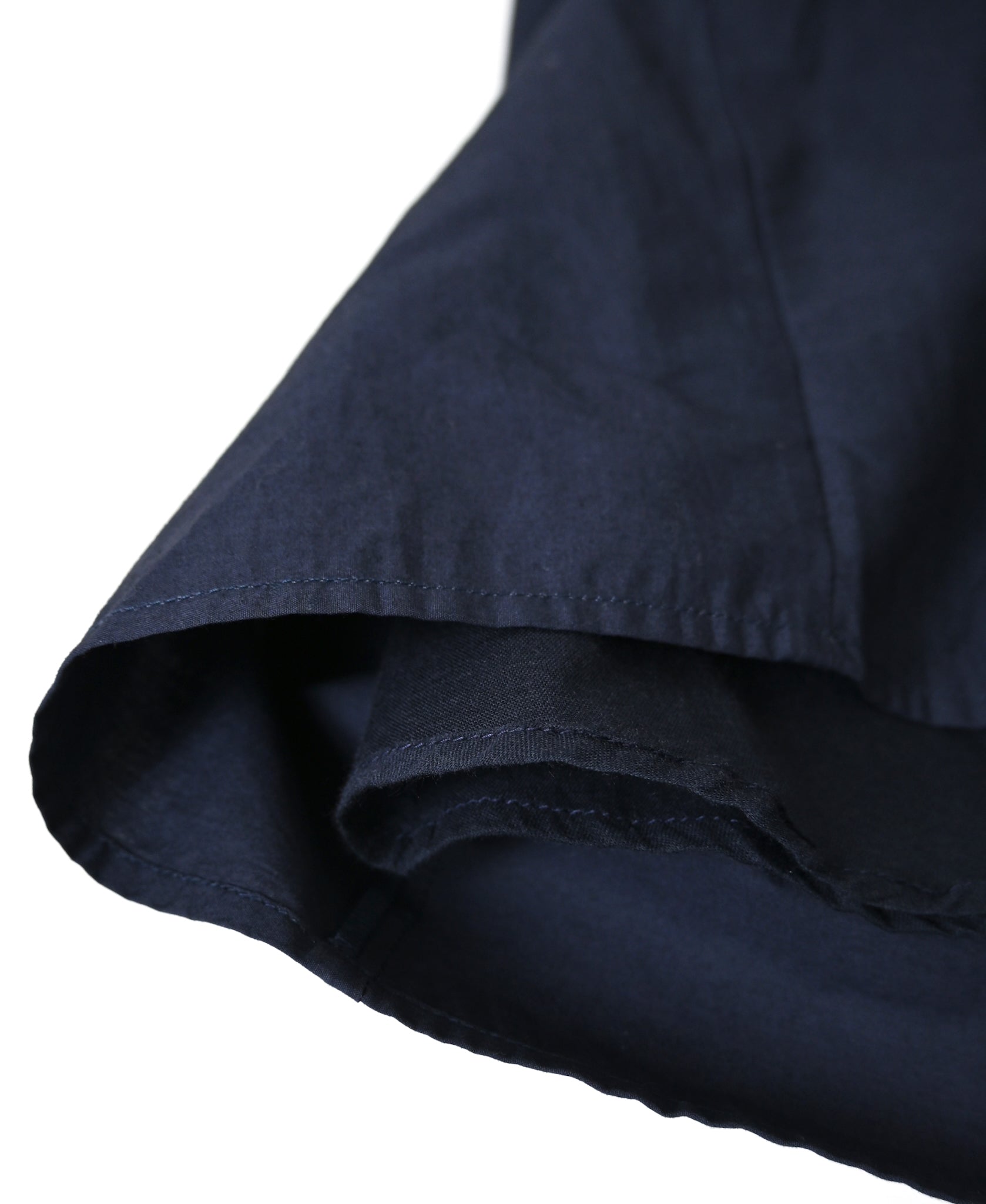 NMDS26535 60s ORGANIC POPLIN PLAIN PINTUCK FLARED SKIRT