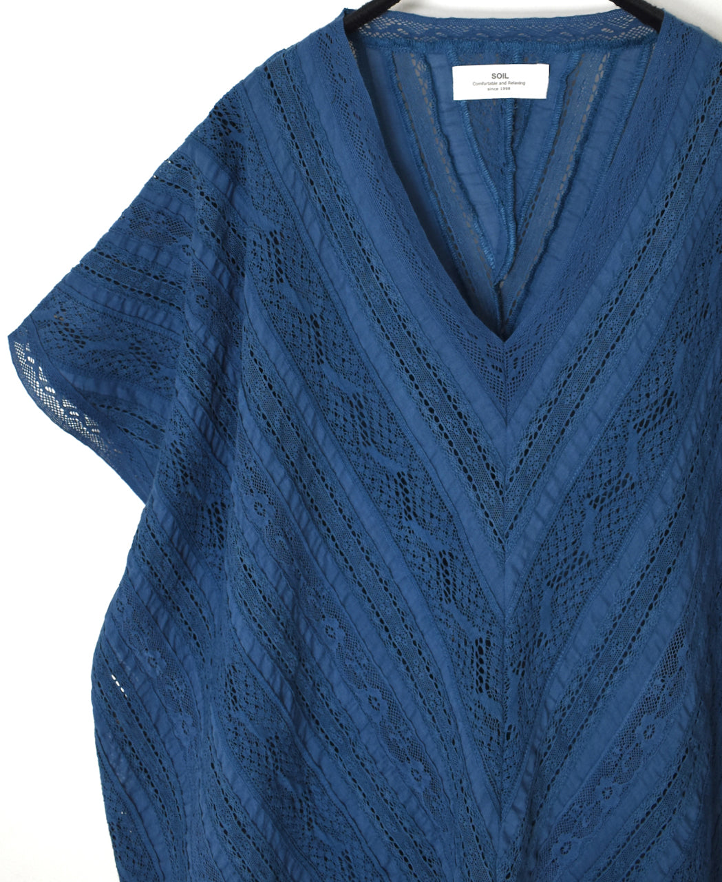 NSL25063 ALL LACE FRENCH/SL PONCHO