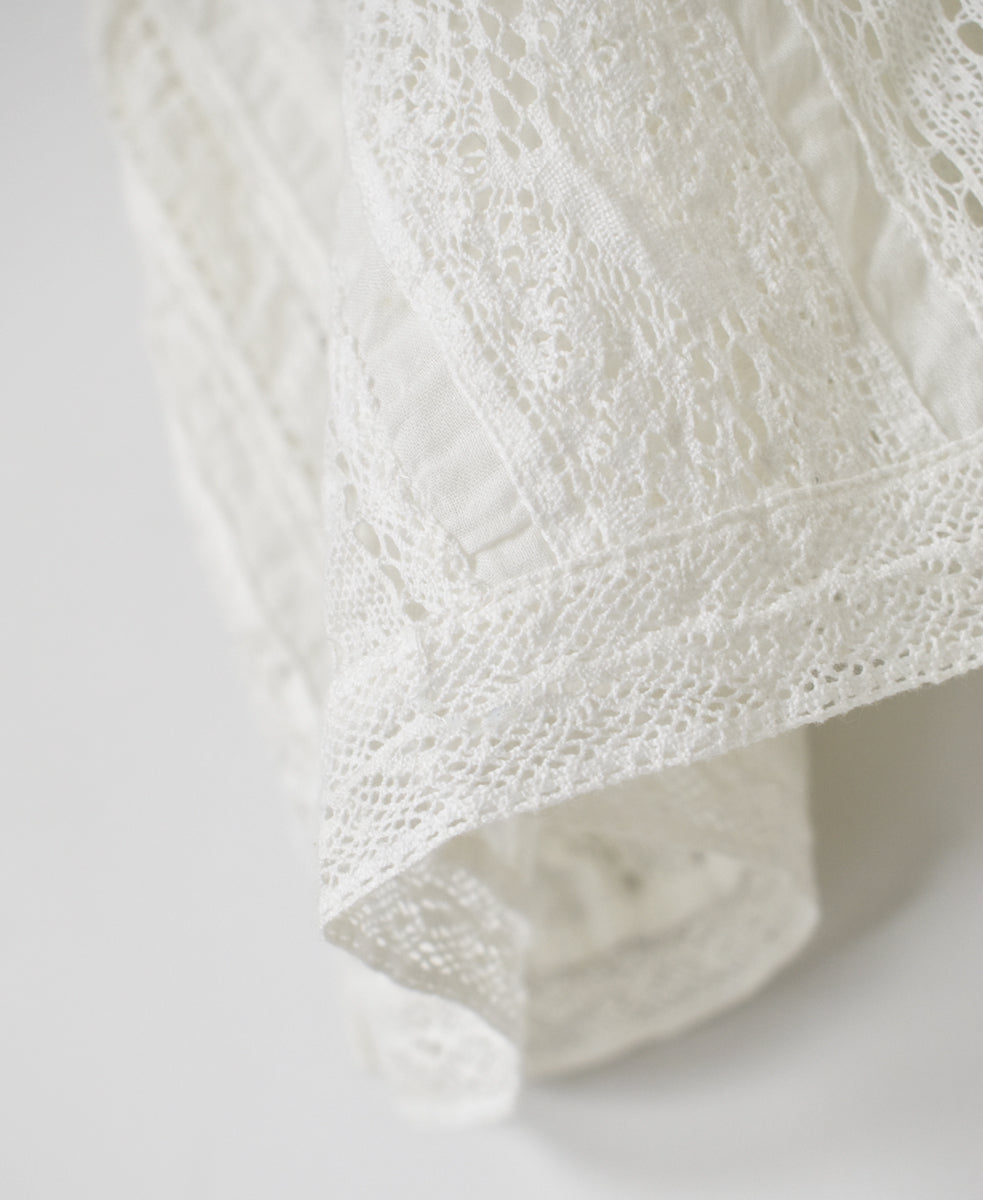 NSL25063 ALL LACE FRENCH/SL PONCHO