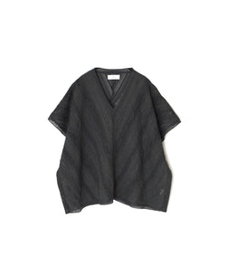 NSL25063 ALL LACE FRENCH/SL PONCHO