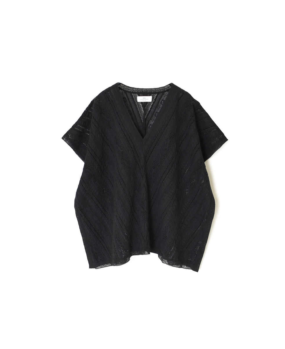 NSL25063 ALL LACE FRENCH/SL PONCHO