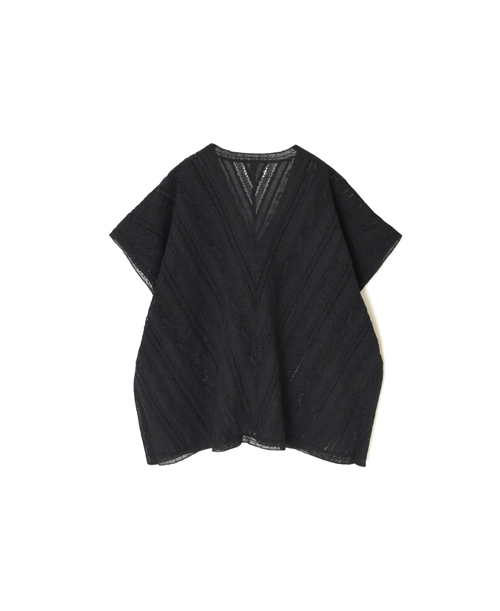NSL25063 ALL LACE FRENCH/SL PONCHO