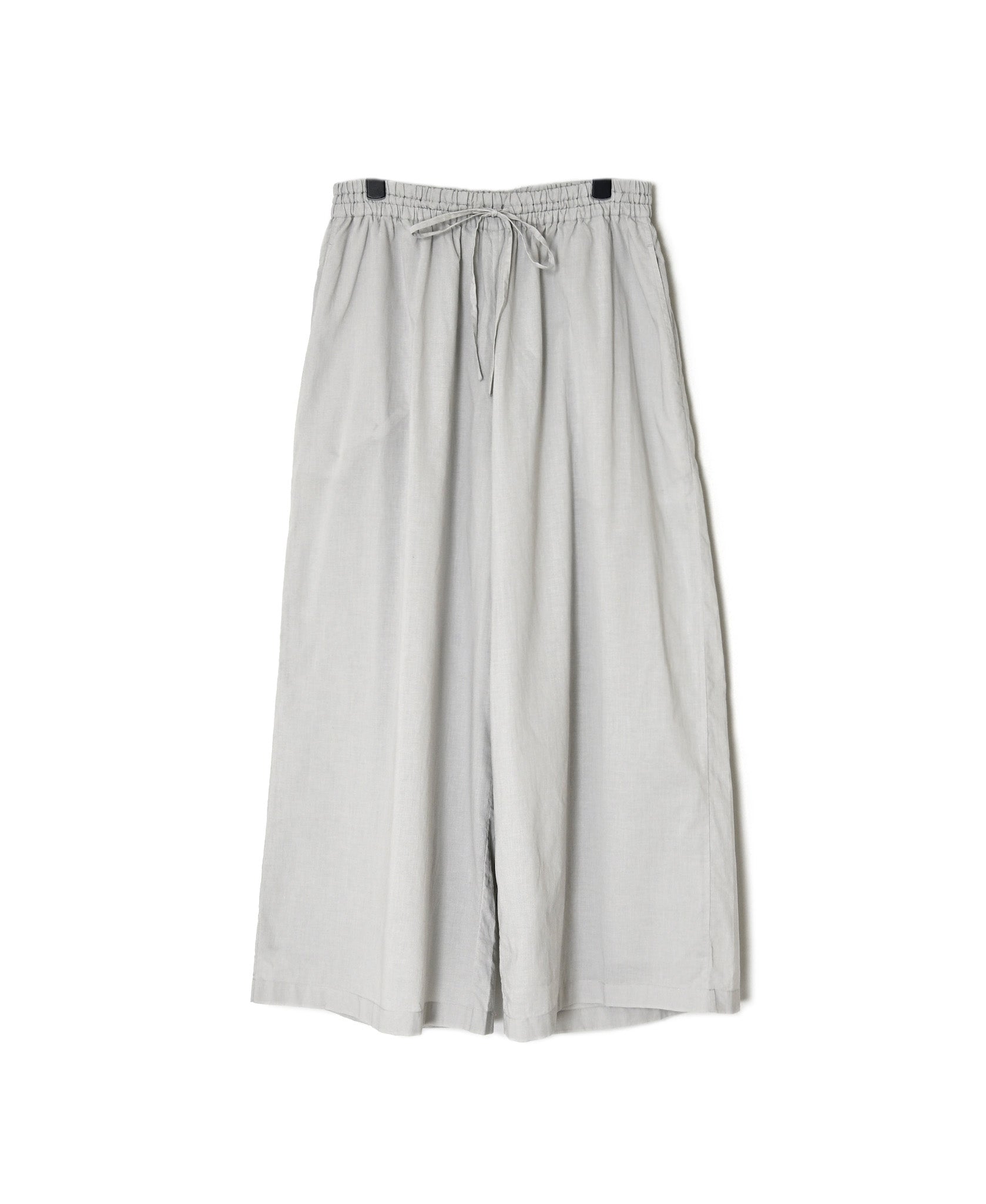 NSL26008 60s CAMBRIC PLAIN WIDE EASY PANTS