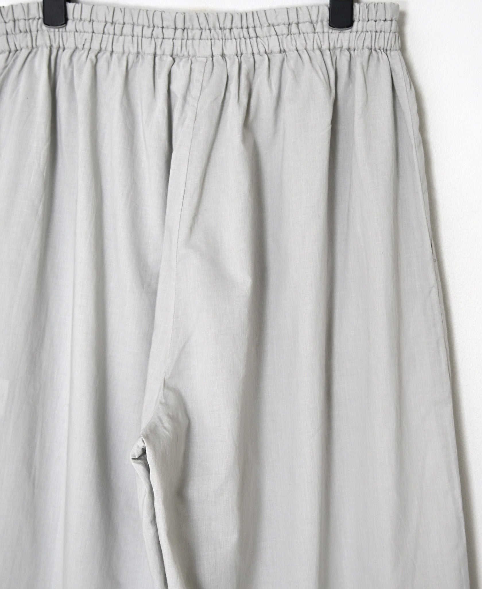 NSL26008 60s CAMBRIC PLAIN WIDE EASY PANTS