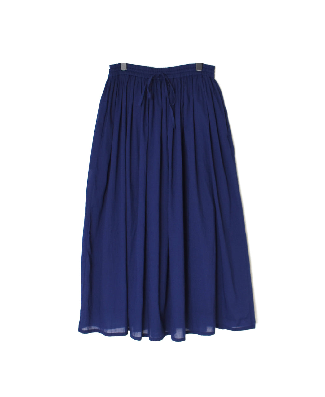 NSL26025 80s COTTON VOILE PLAIN GATHERED SKIRT