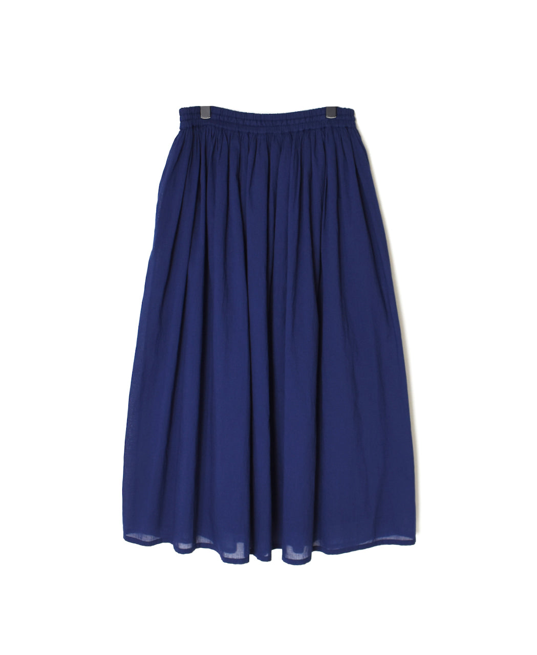 NSL26025 80s COTTON VOILE PLAIN GATHERED SKIRT