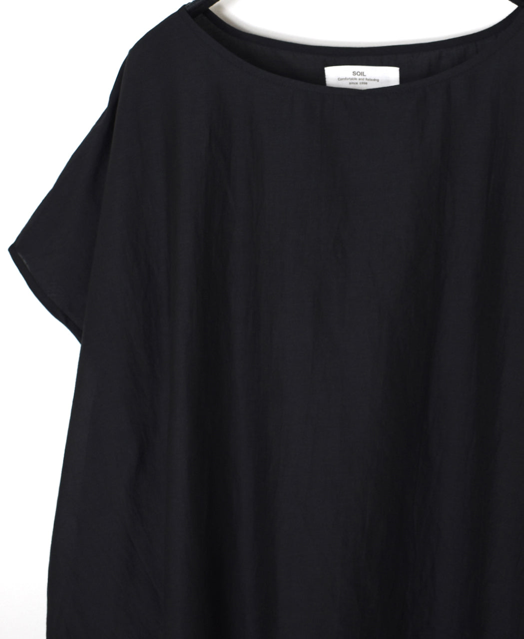 NSL26042 COTTON SILK PLAIN GATHERED SMOCK