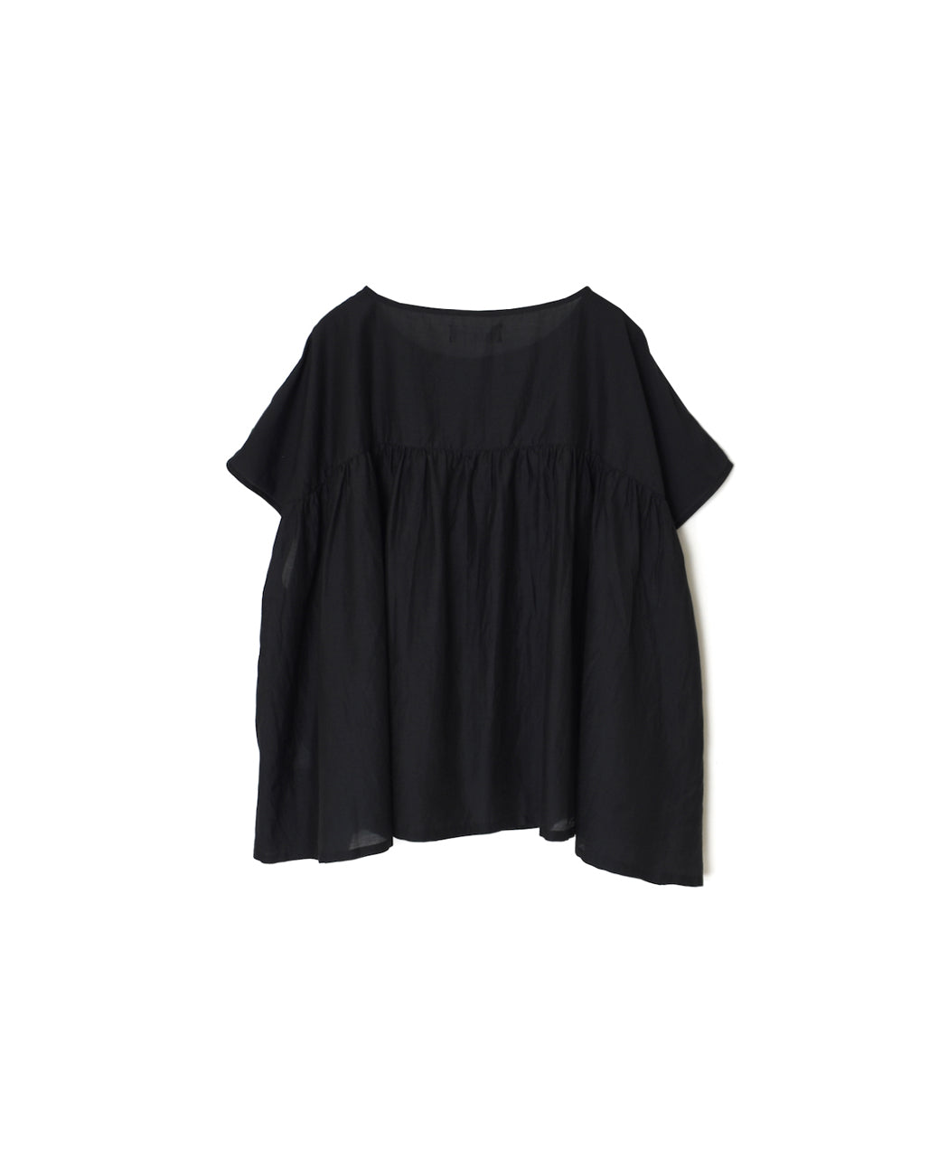 NSL26042 COTTON SILK PLAIN GATHERED SMOCK
