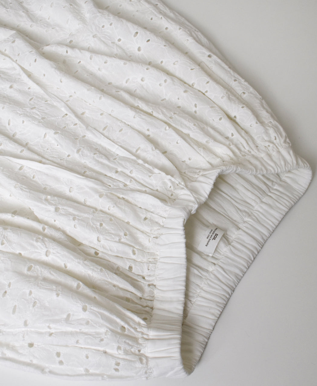 NSL26084 ALL HEMLA GATHERED SKIRT