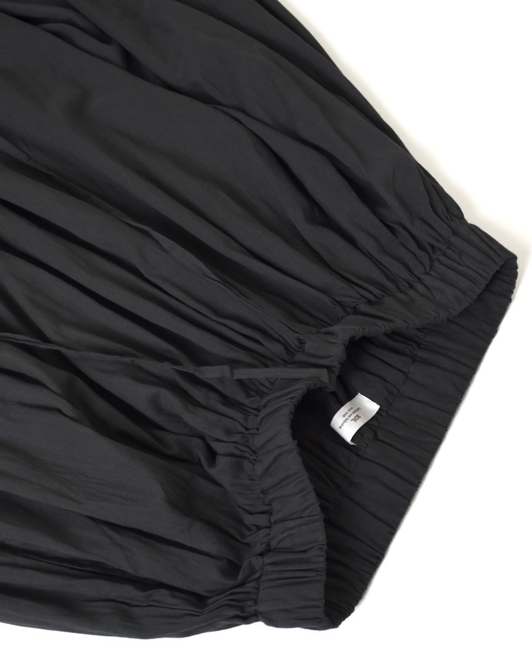 NSL26093 80s COTTON VOILE LACE GATHERED SKIRT