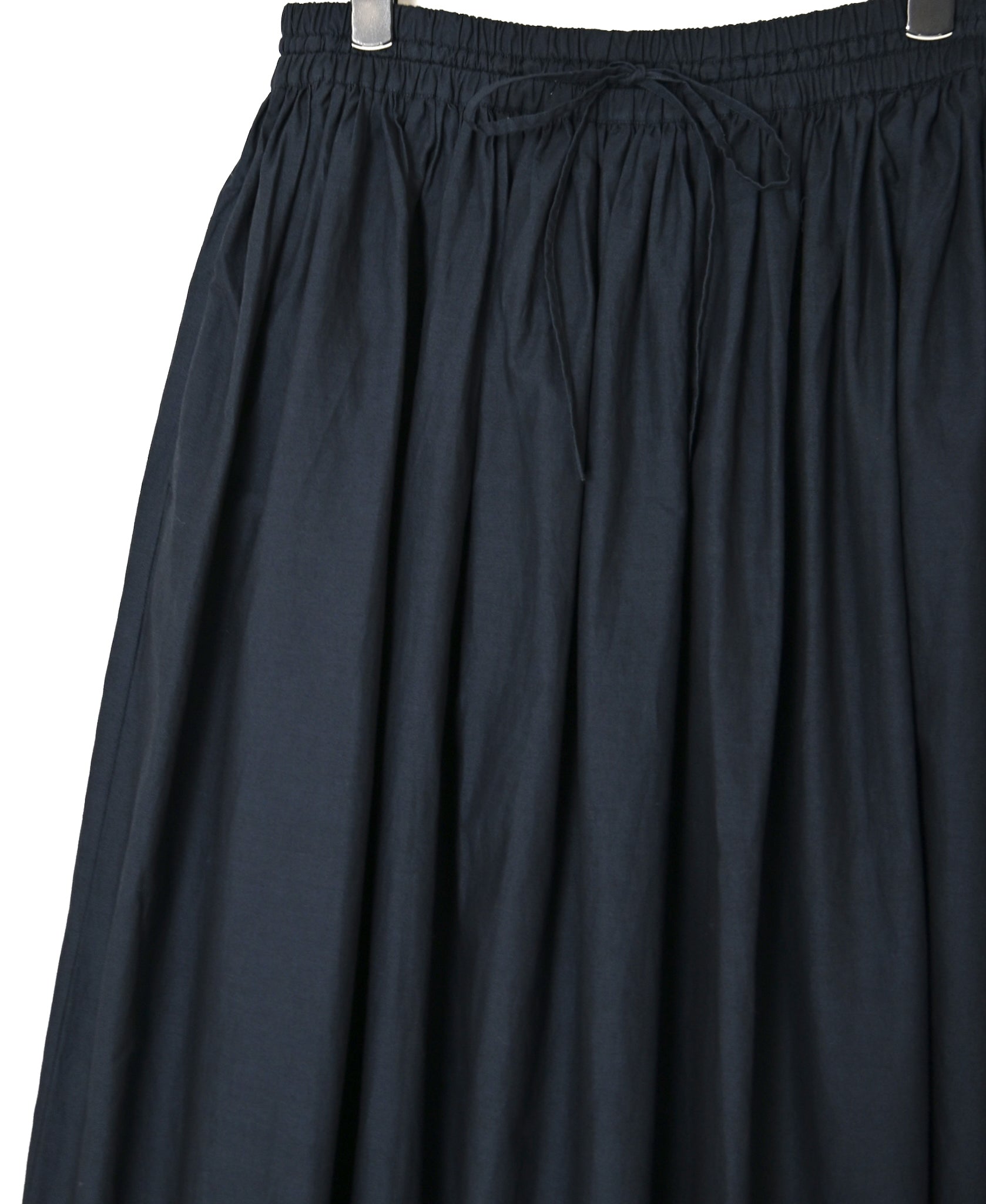 NSL26525 40s COTTON POPLIN PLAIN GATHERED SKIRT