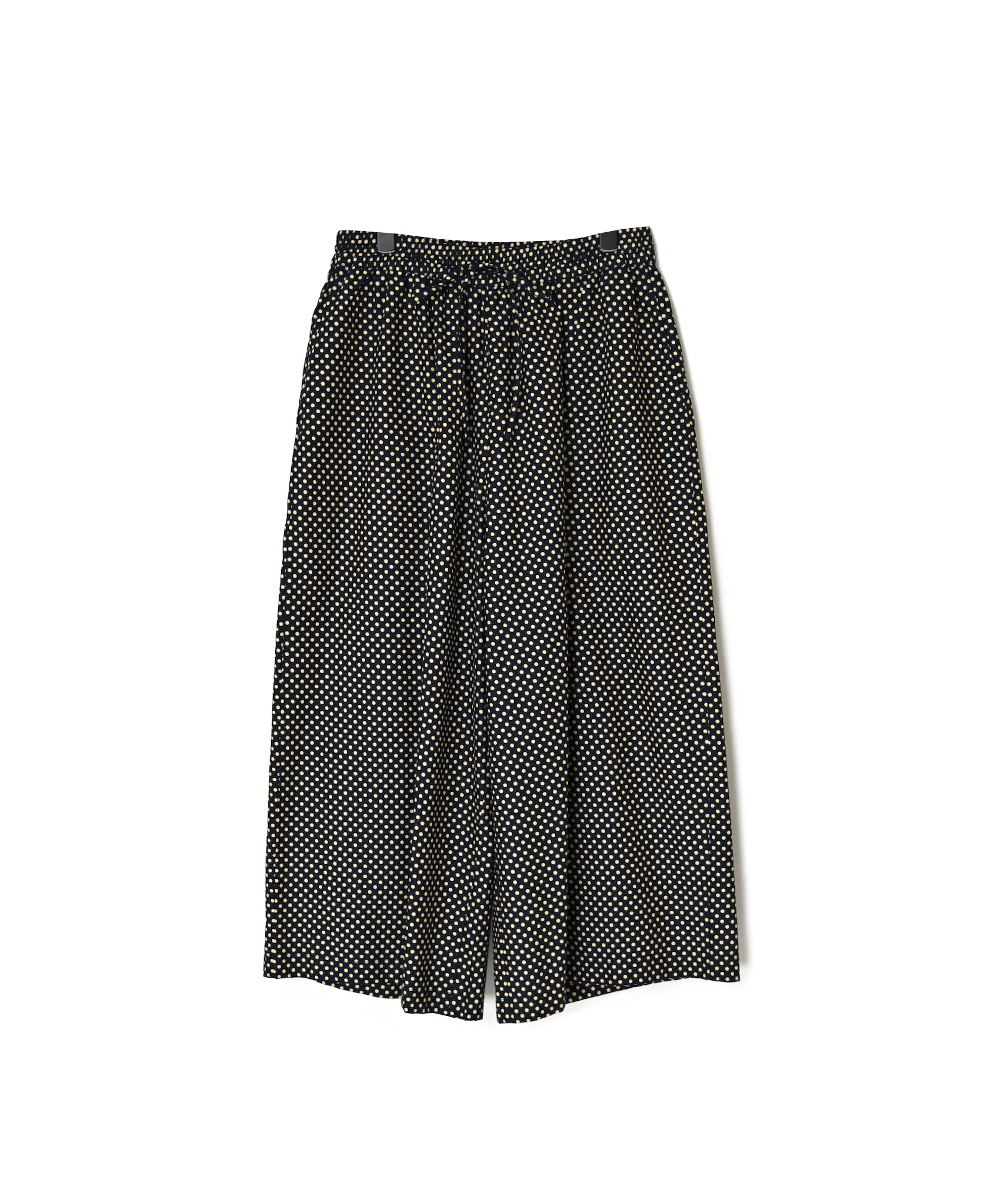 NSL26536 40s COTTON POPLIN DOT PRINT WIDE EASY PANTS
