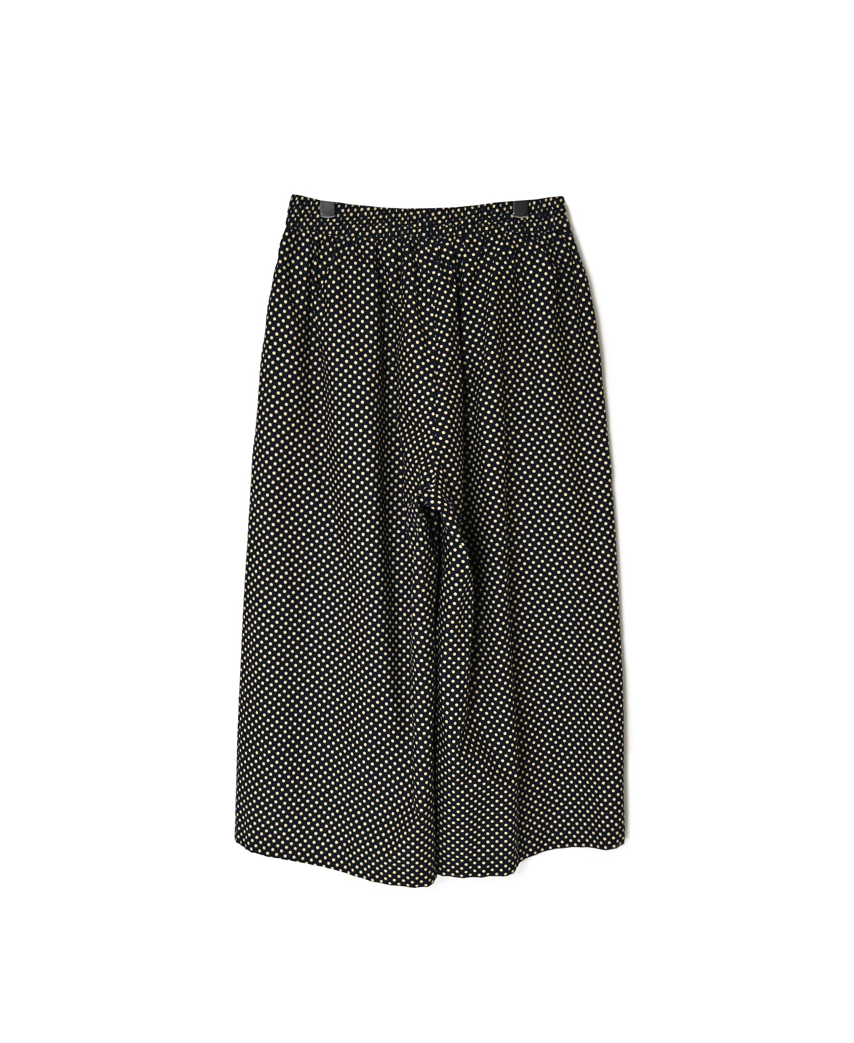 NSL26536 40s COTTON POPLIN DOT PRINT WIDE EASY PANTS