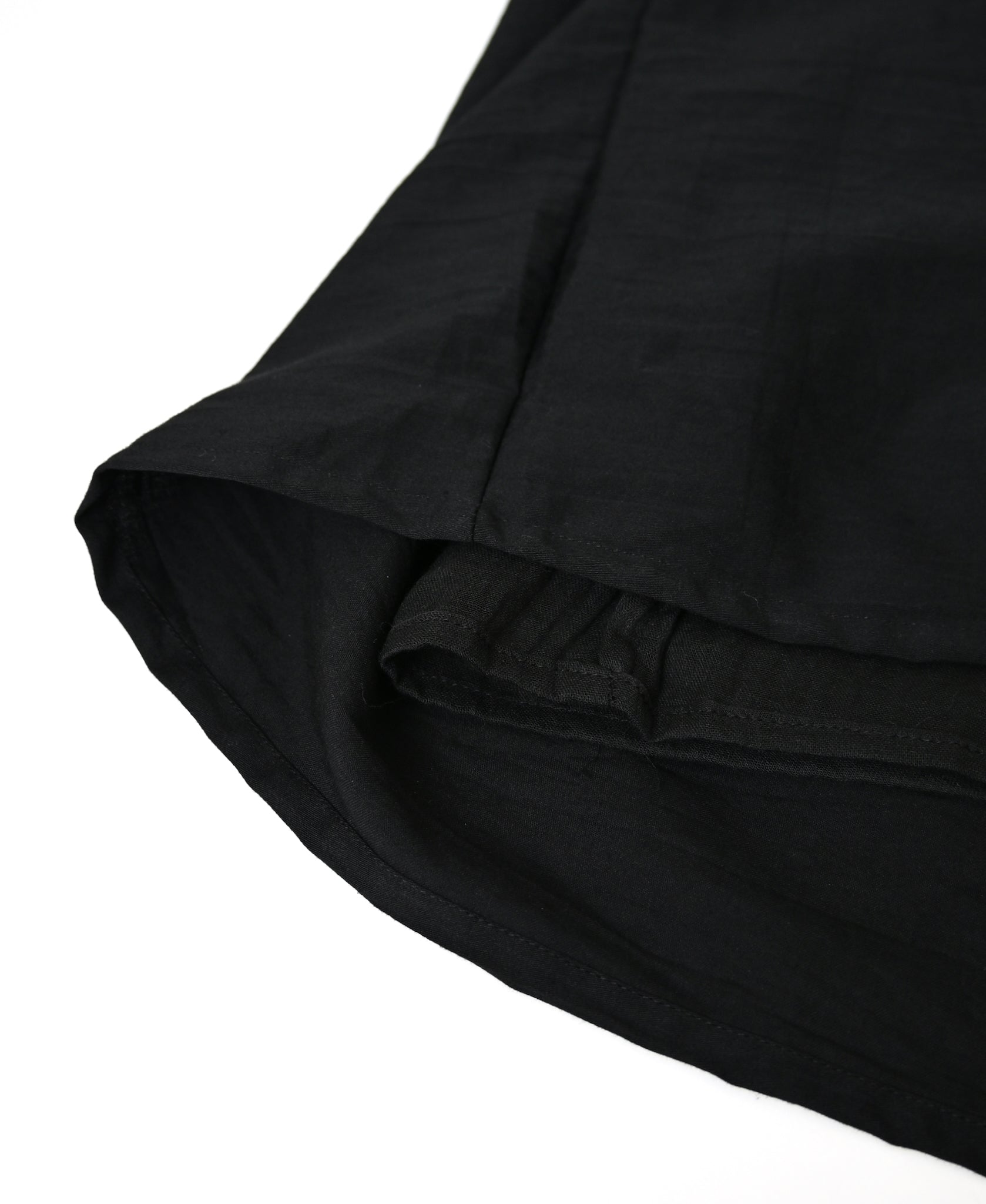 NSL26564 COTTON SATIN PLAIN TIERED GATHER SKIRT