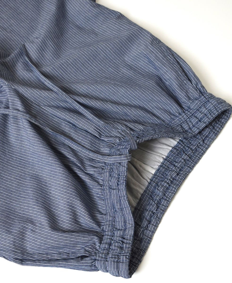 NVL2523 POPLIN STRIPE EASY PANTS