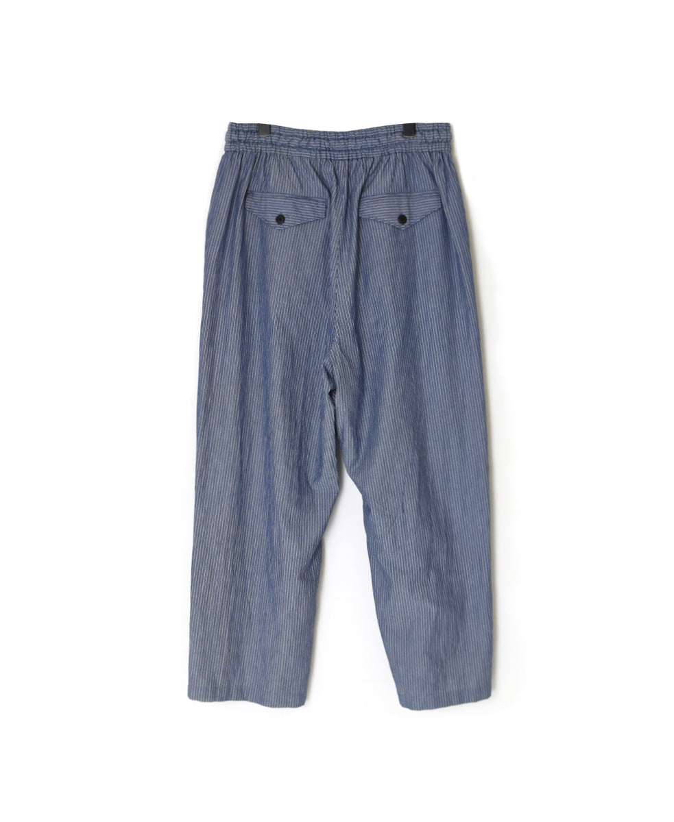 NVL2523 POPLIN STRIPE EASY PANTS