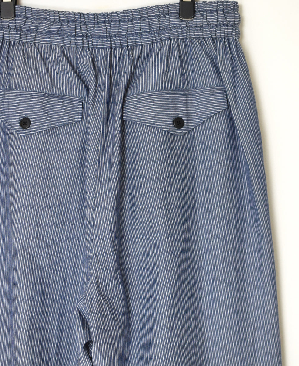 NVL2523 POPLIN STRIPE EASY PANTS