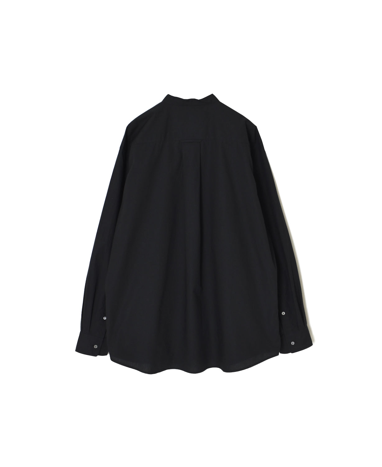NVL2681 60s ORGANIC POPLIN BANDED COLLAR L/SL OVERSIZED SHIRTS