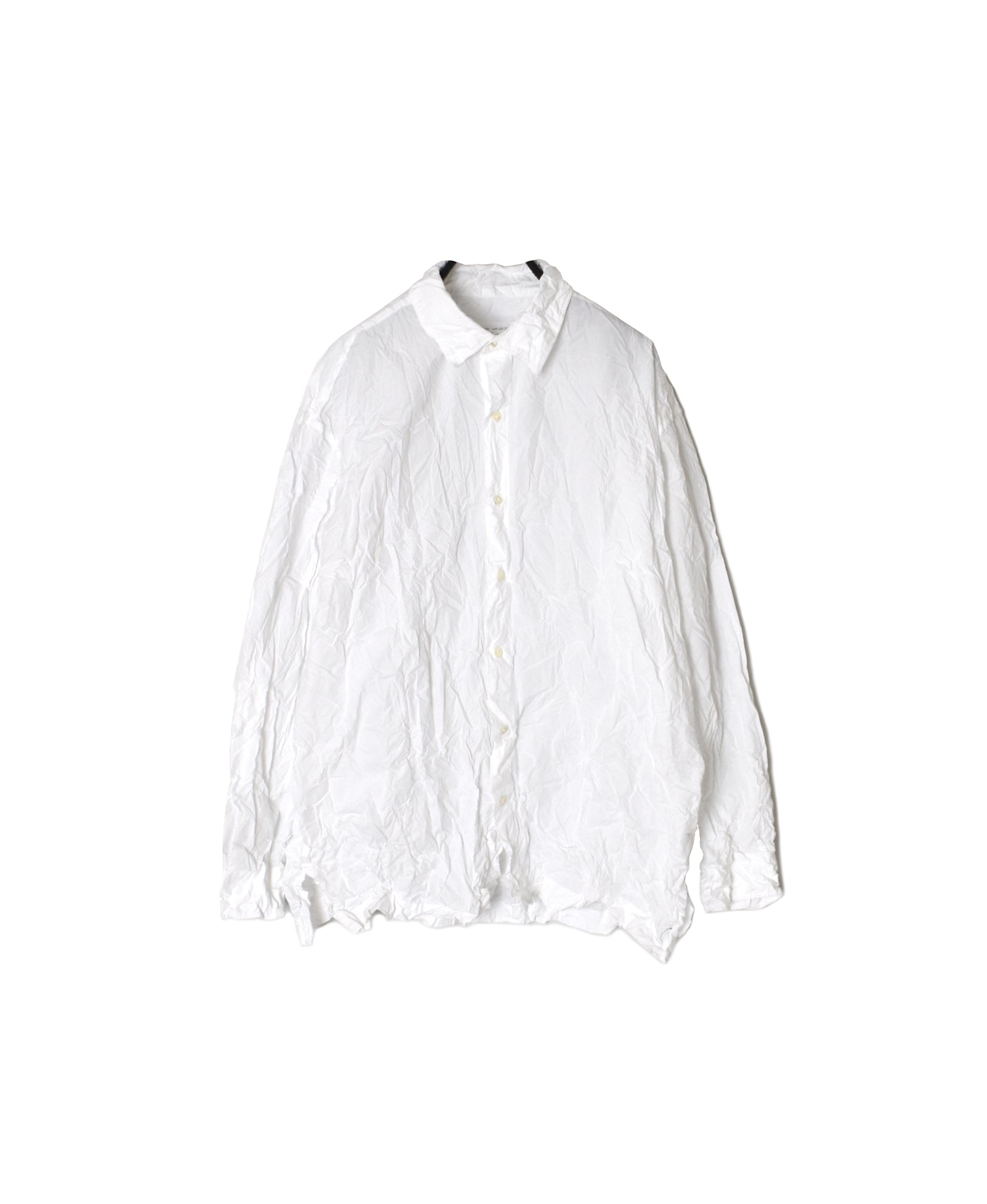 NVL2683W 60s ORGANIC POPLIN WRINKLE REGULAR COLLAR L/SL SHIRTS