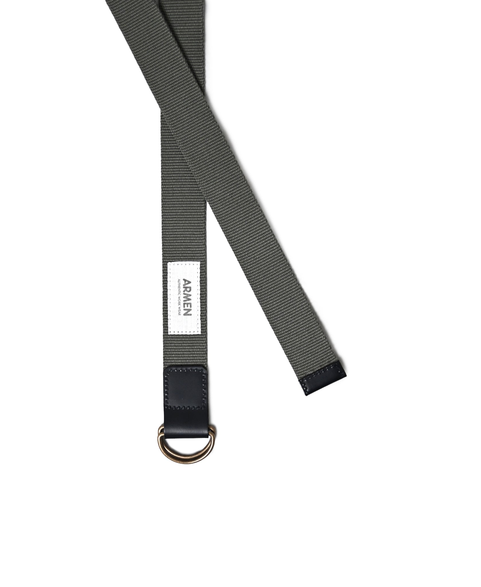 SDNAM2651 LEATHER/TAPE DOUBLE RING BELT