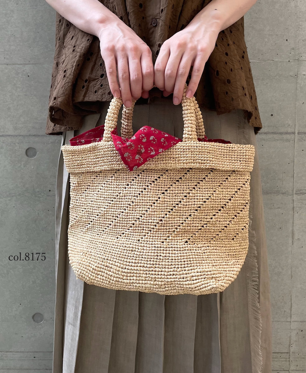 ANMDS2301 RAFFIA M BAG (COMBI)