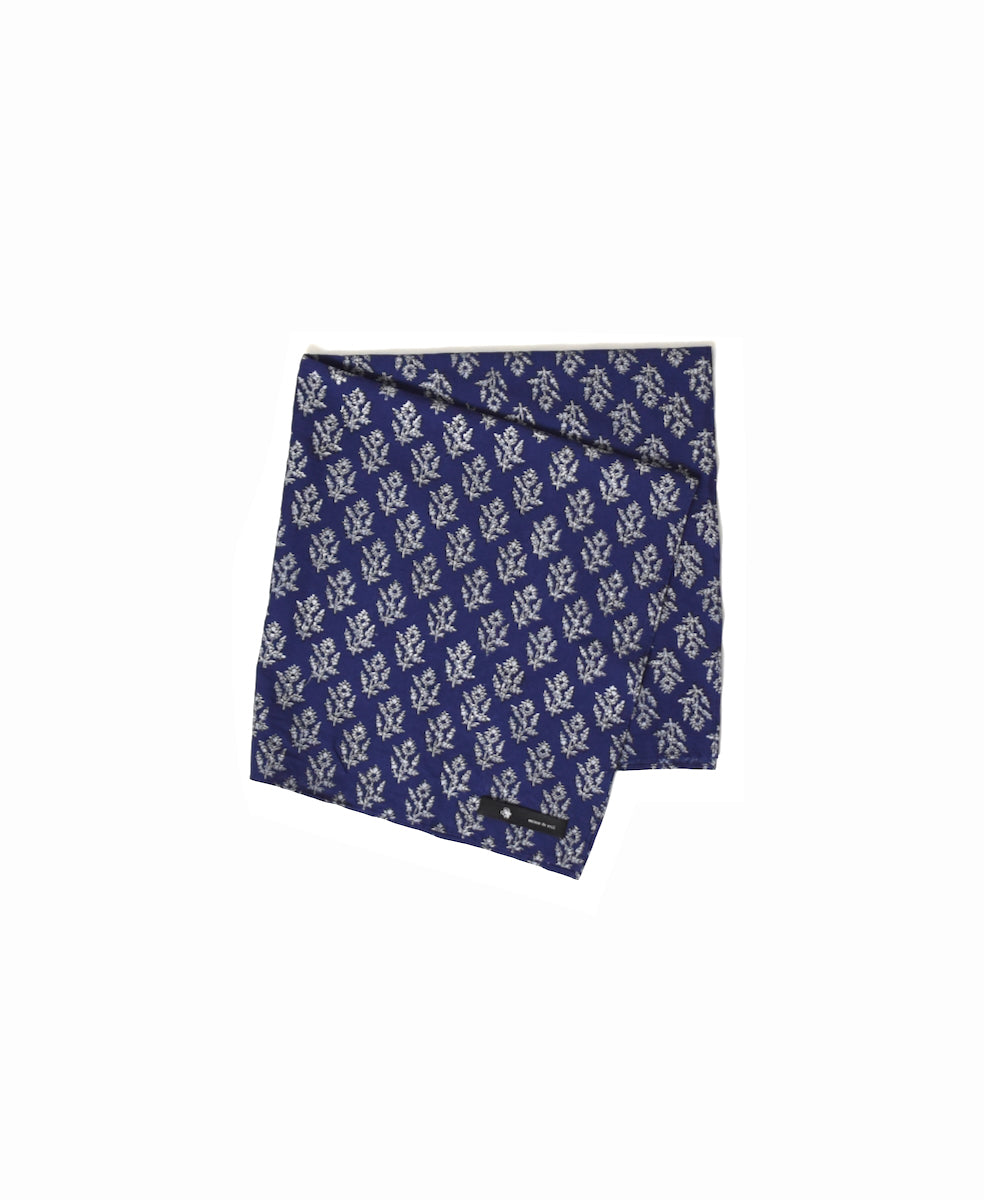 ZMD0408 BLOCK PRINT SCARF 60×60cm