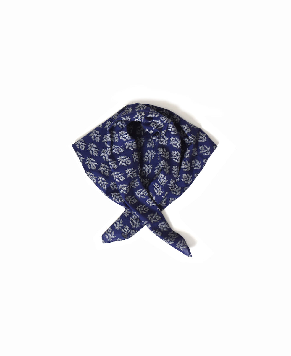 ZMD0408 BLOCK PRINT SCARF 60×60cm