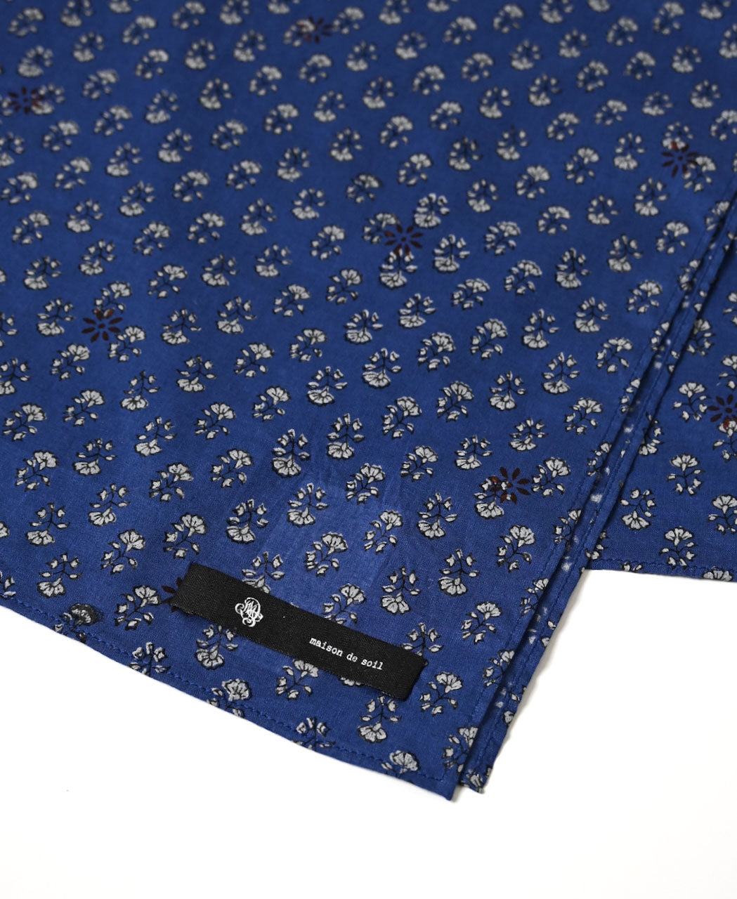 ZMD0408 BLOCK PRINT SCARF 60×60cm
