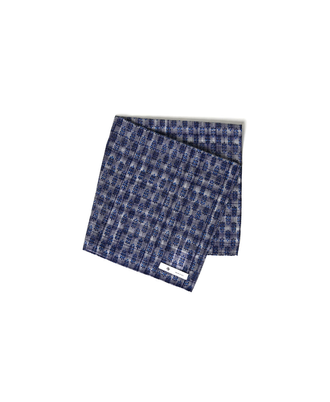 ZMD0408 BLOCK PRINT SCARF 60×60㎝
