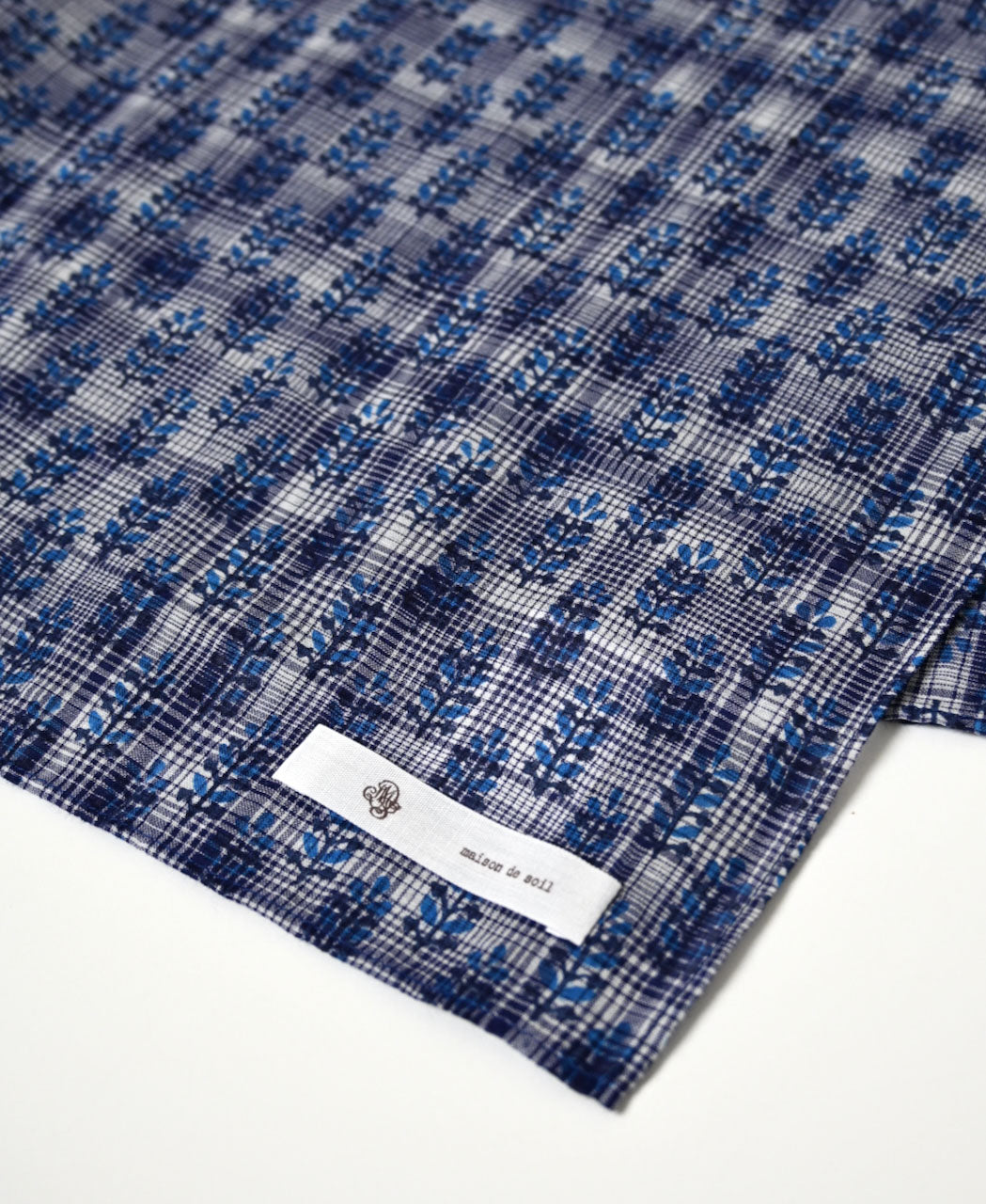 ZMD0408 BLOCK PRINT SCARF 60×60cm