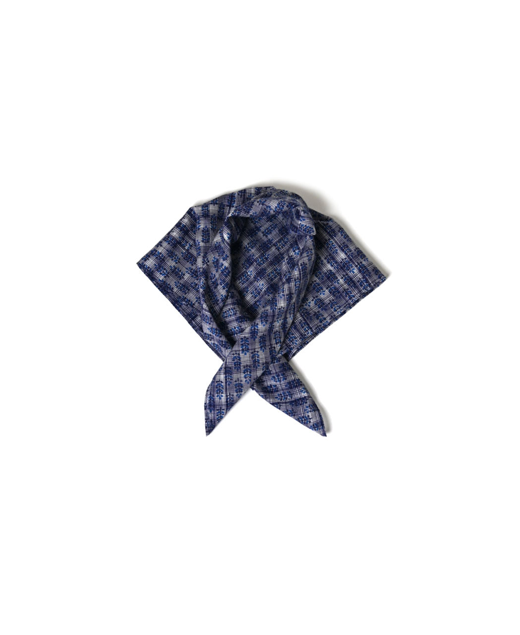 ZMD0408 BLOCK PRINT SCARF 60×60cm