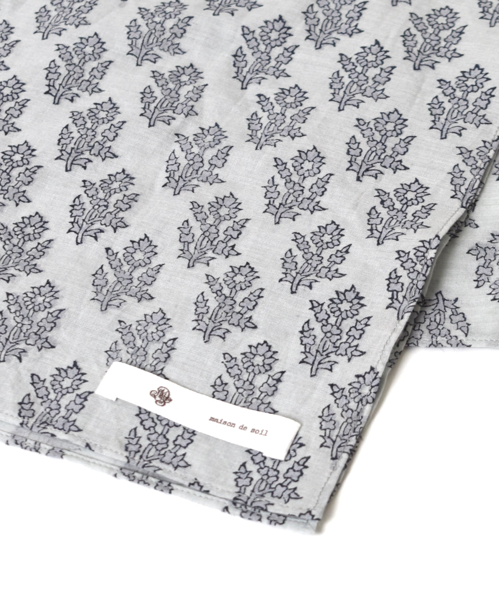 ZMD0408 BLOCK PRINT SCARF 60×60cm